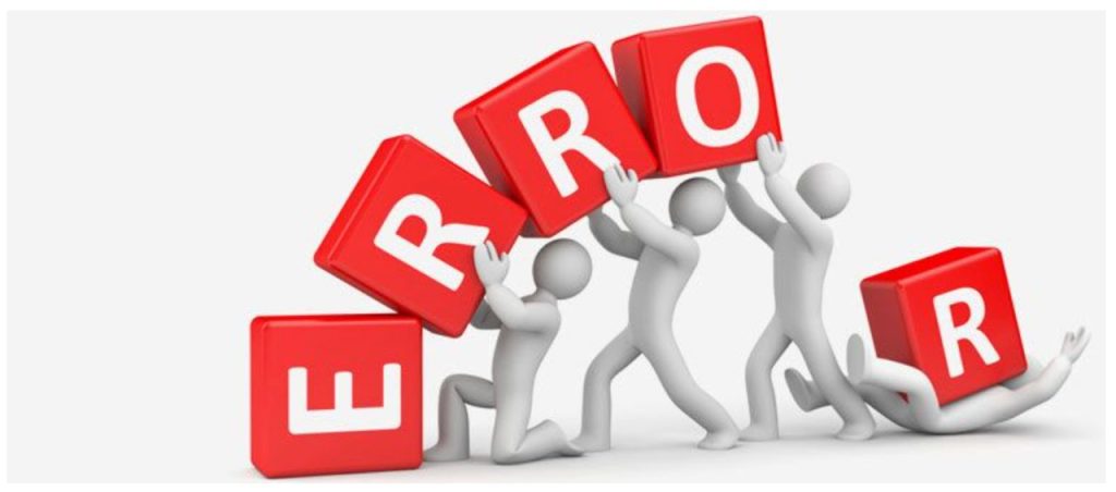 ERROR EMPRESARIAL